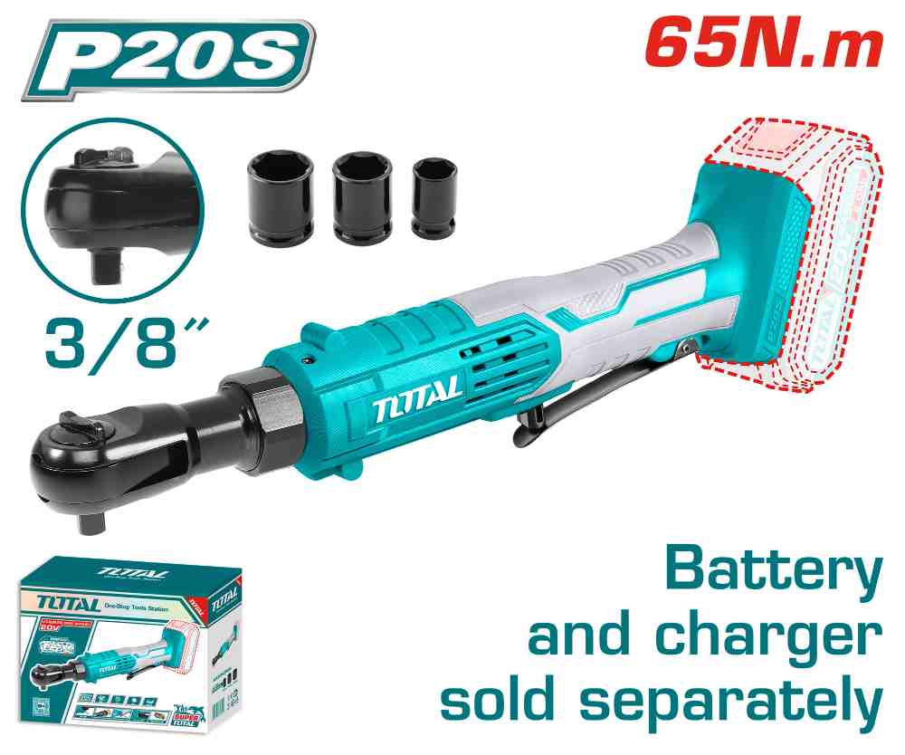 Cordless Drive Ratchet 65Nm 3/8"