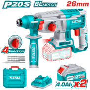 Rotary Hammer Drill Brushless 26mm + Battery & Charger 20v