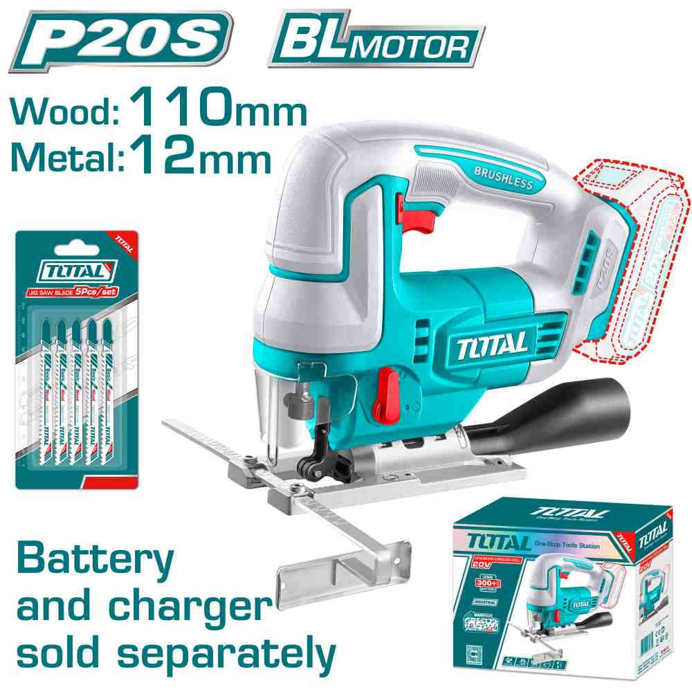 Cordless 20V Jig Saw 3000Rpm - (Battery Excluded)