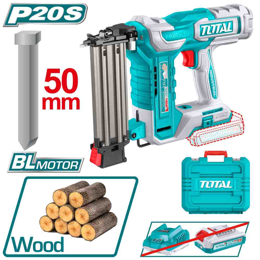 Cordless Brad Nailer 20V - Brushless Motor