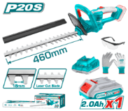 Cordless Hedge Trim 20V 460mm + Battery & Charger