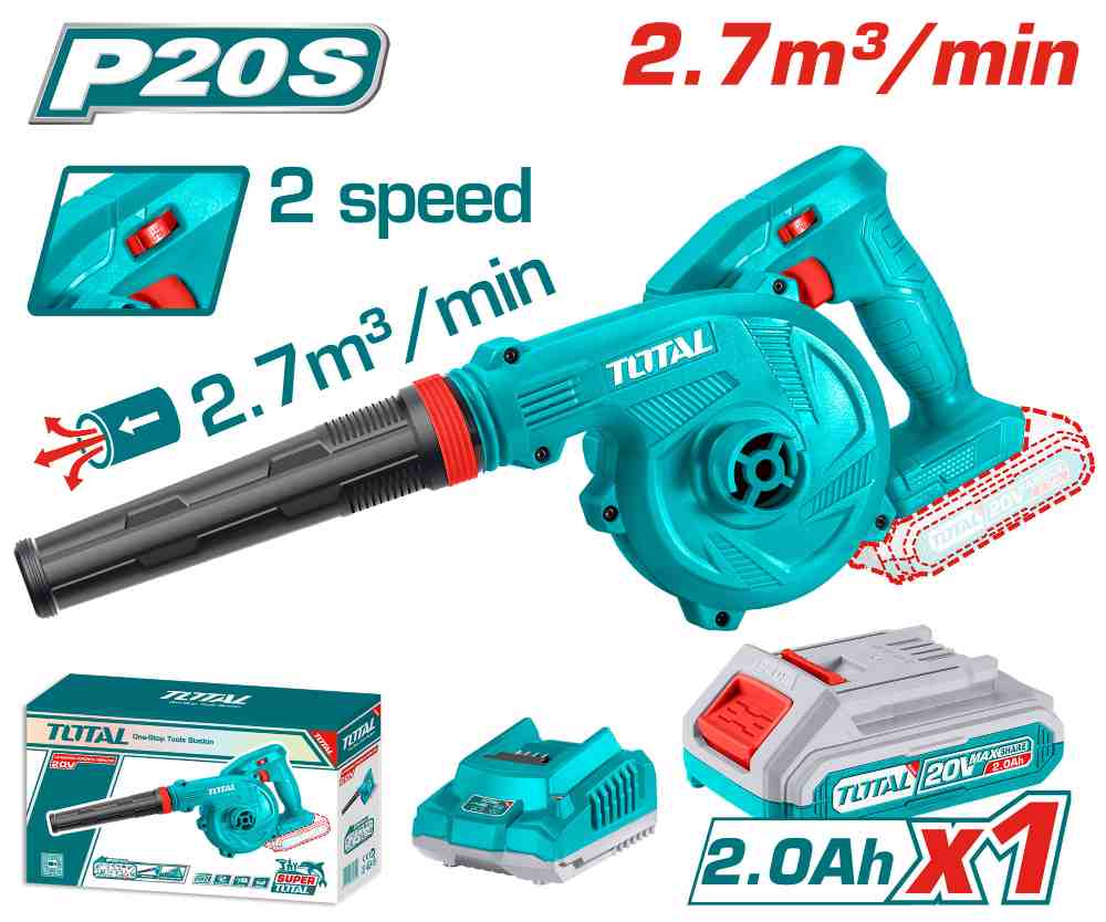 Lithium-Ion Blower includes battery and charger