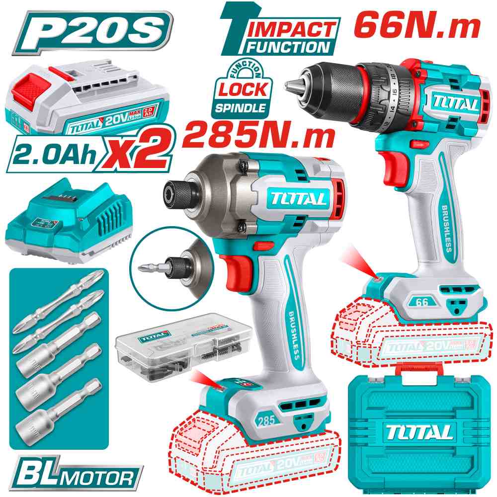 Cordless Impact Drill & Driver Kit - Brushless
