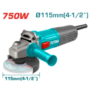 Angle Grinder 115mm (750W) - Corded