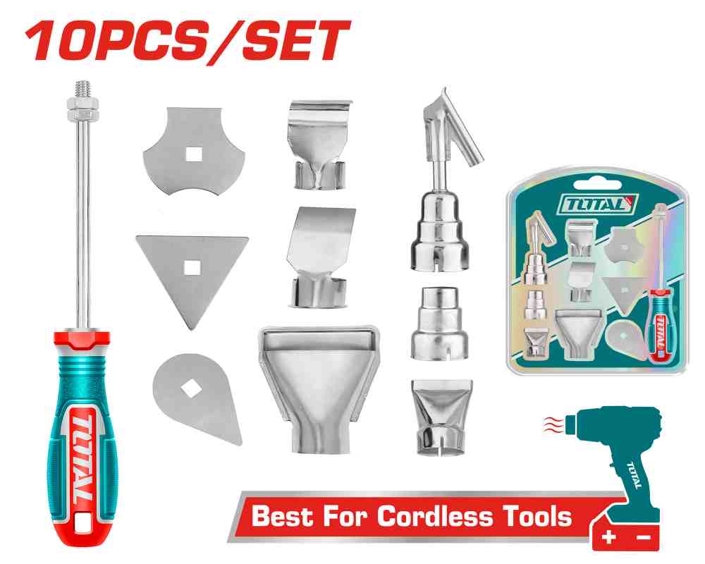 Heat gun accessories set 10pc