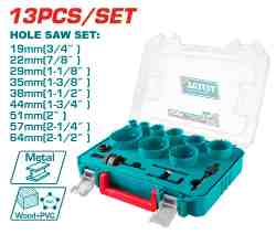 13 Pcs Bi-metal hole saw set