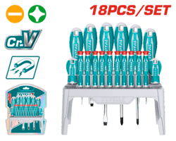 Screwdriver and precision screwdriver set 18pc