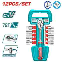 12 Pcs 3/8" socket set