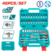 46 Pcs 1/4" socket set