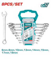 Spanner Set 8Pc Combination 6-19mm