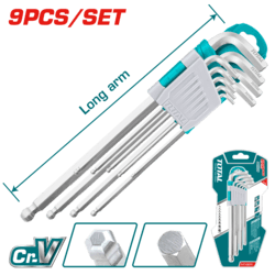 Hex Set Ball Point Type 1.5mm - 10mm 9pc